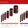 ЗУБР набор 6 шт: 13, 19, 26, 38, 51, 76 мм, высота 115 мм, Р120, втулки шлифовальные для станка СШО-500 МАСТЕР (35649-H6-120) купить в Перми