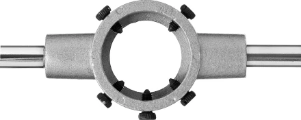 Плашкодержатель ЗУБР &quot;ЭКСПЕРТ&quot; с центривочными и прижимными винтами, 45х18мм для М16 -М18-М20-G1/2, L - 450мм 28143-45 купить в Перми