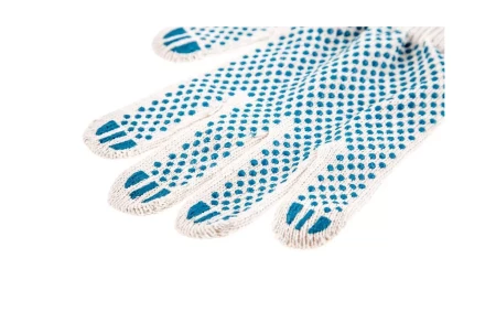 Перчатки ХБ 5 нитей с ПВХ HAMMER 230-031 купить в Перми