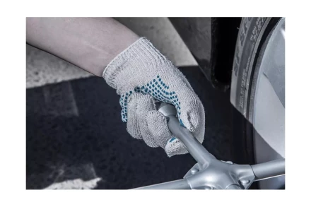 Перчатки ХБ 5 нитей с ПВХ HAMMER 230-031 купить в Перми