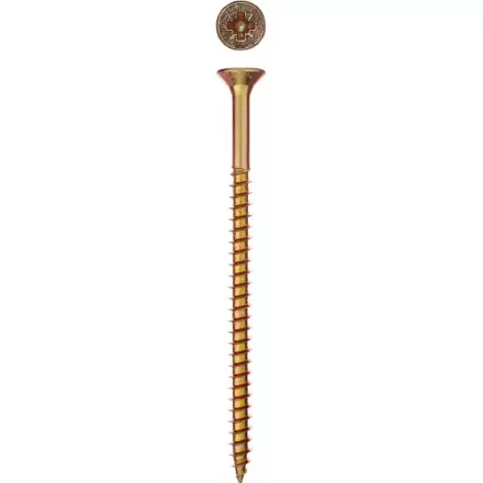 Шурупы ЗУБР &quot;МАСТЕР&quot; по дереву желтопассивированные, 4.0x50мм, 30шт 300396-40-050 купить в Перми