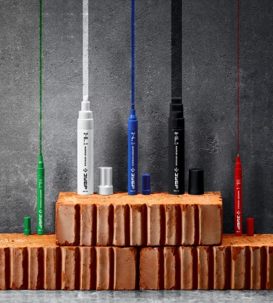 ЗУБР МК-800 черный, 2-8 мм клиновидный маркер-краска (06327-2) купить в Перми