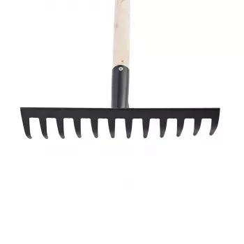 Грабли 12-зубые,310мм,с черенком,прямые СИБРТЕХ 61741 купить в Перми