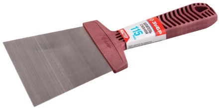 Шпатель ЗУБР &quot;МАСТЕР&quot; стальной c пластмассовой ручкой, 115мм 10051-115 купить в Перми