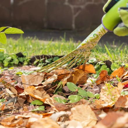 Грабли веерные 9 - зубые Palisad, 130 х 415 мм, стальные, пластиковая рукоятка, Flower Green, 620425 купить в Перми