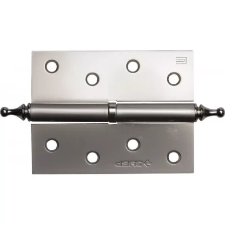 Петля дверная разъемная ЗУБР &quot;ЭКСПЕРТ&quot;, 1 подшипник, цвет мат. никель (PN), правая, с крепежом, 100х75х2,5мм,2шт 37605-100-4R купить в Перми