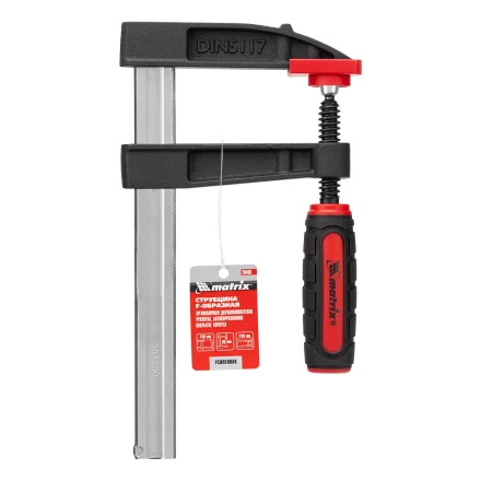 Струбцина F-образная Matrix, 150 х 80 х 230 мм, 20400 купить в Перми