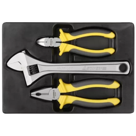 Набор STAYER Губцевые &quot;CHROMAX&quot; в пласт. боксе, 3 предмета 22703-H3 купить в Перми