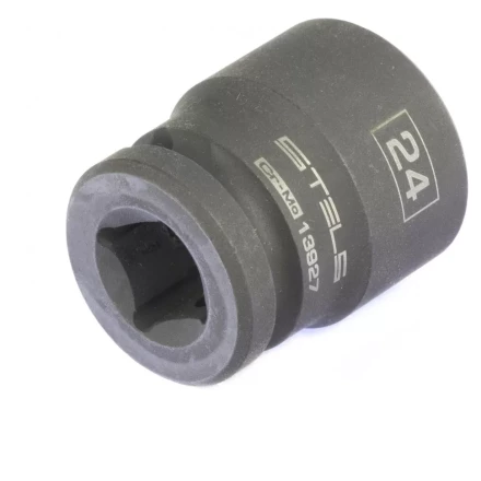 Головка ударная шестигранная 24 мм 1/2&quot; CrMo  Stels 13927 купить в Перми
