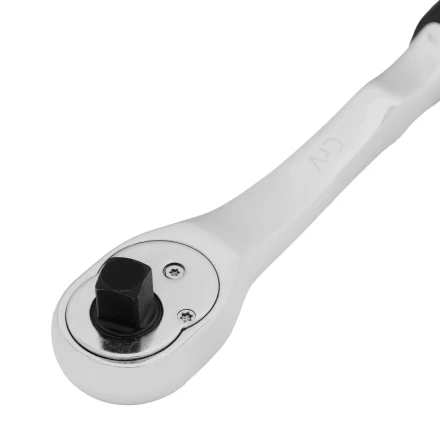 Ключ-трещотка 3/8&quot; Gross 14054, CrV, 90 зубьев, усиленный, хром купить в Перми