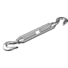 Талреп DIN 1480, крюк-крюк, оцинкованный, М12, 4 шт, STAYER Master 30525-12 30525-12 купить в Перми