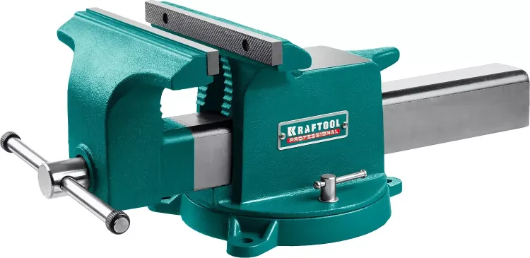 Тиски KRAFTOOL STEEL стальные 32701-250 купить в Перми