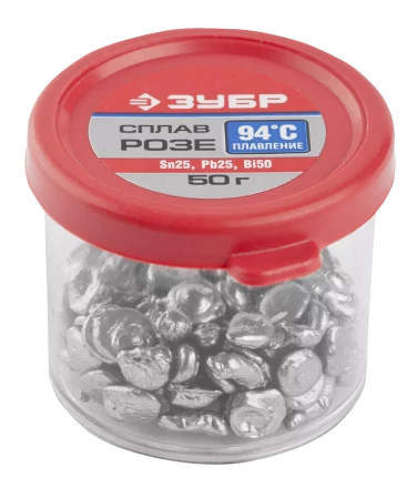 Сплавы РОЗЕ (Sn25Pb25Bi50) серия Без серии купить в Перми