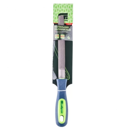 Напильник 150 мм полукруглый двухкомпонентная рукоятка №2 Сибртех 16324 купить в Перми