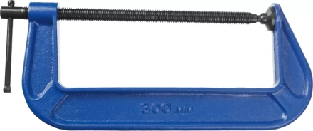 Струбцина  ЗУБР &quot;ПРОФЕССИОНАЛ&quot; тип &quot;G&quot;, корпус - ковкий чугун. 300мм 32245-300_z01 купить в Перми