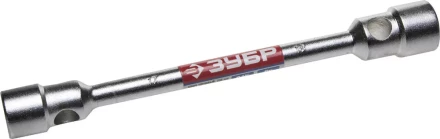 Ключ торцовый ЗУБР &quot;МАСТЕР&quot; двухсторонний прямой, 17х19мм 27567-17-19 купить в Перми