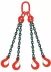 Строп цепной четырехветвевой 4СЦ 4 т L=1.8 м 8 кл с укоротителями купить в Перми