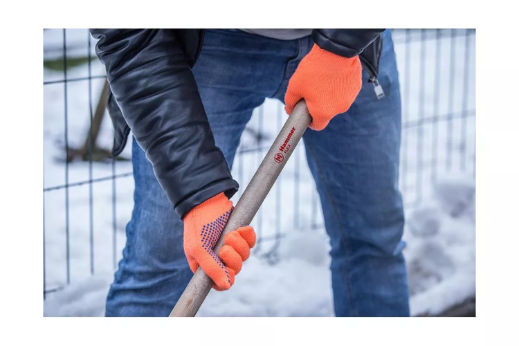 Утепленные перчатки с точечным ПВХ покрытием HAMMER 230-027 купить в Перми