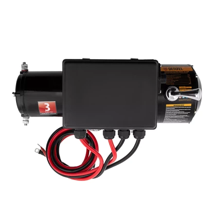 Лебедка автомобильная электрическая Denzel 52022 LB-2200, 2.2 т, 3.3 кВт, 12 В купить в Перми