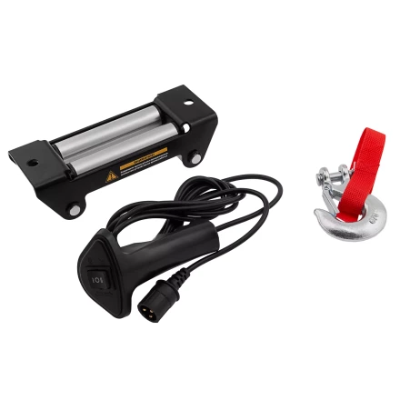 Лебедка автомобильная электрическая Denzel 52022 LB-2200, 2.2 т, 3.3 кВт, 12 В купить в Перми