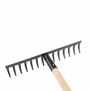 Грабли 14-зубые,360мм,с черенком,прямые СИБРТЕХ 61742 купить в Перми