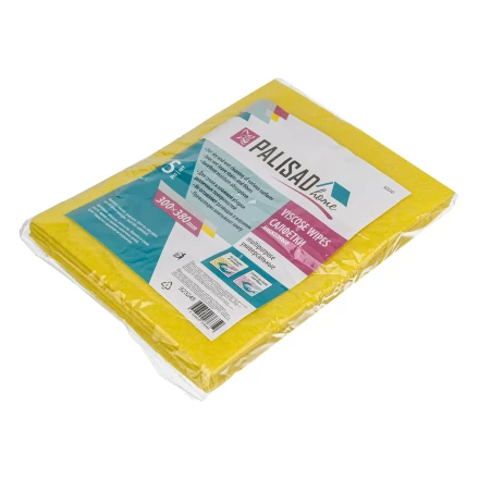 Салфетки вискозные универсальные, 300 x 380 мм, 5 шт., Home Palisad 923245 купить в Перми