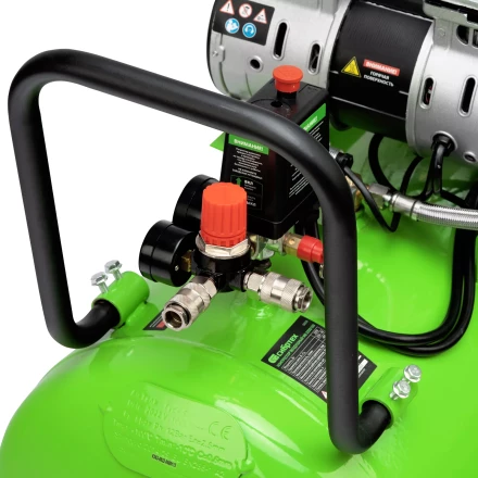 Компрессор безмаслянный малошумный Сибртех МБ 2250/100, 2250 Вт, 100л, 400 л/мин купить в Перми