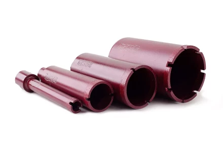 Сегментная алмазная коронка MESSER REDLINE по граниту диаметр 35 мм длина 100 мм купить в Перми