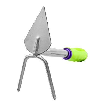 Мотыжка комбинированная 2-зубая Palisad, 85 х 190 х 275 мм, стальная, обрез. рукоятка, 630058 купить в Перми