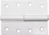 Петля дверная STAYER &quot;MASTER&quot; разъемная, цвет белый, правая, 100мм 37613-100-2R купить в Перми