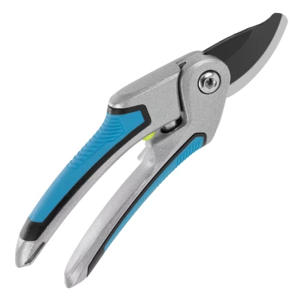 Секатор прямого реза  Palisad, 215 мм, регулировка захвата, трехкомпонентные рукоятки, LUXE, 60460 купить в Перми