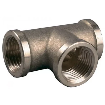Тройник GENERAL FITTINGS латунь, г/г/г, 1" 51055-1