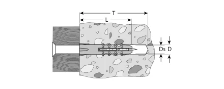 Дюбели распорные промфасовка серия МАСТЕР купить в Перми