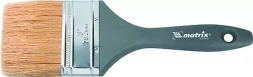Кисть плоская "Евро" 2" натуральная щетина пластмассовая ручка MATRIX 83063
