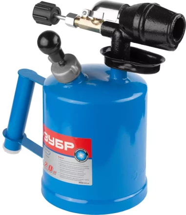 ЗУБР. Лампа паяльная САМОТЛОР СМ-20, с чугунным эжектором, 2,0 л 40650-2.0_z01 купить в Перми