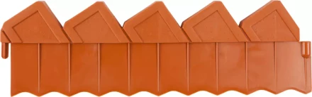 Ограждение для клумб GRINDA, 288см, цвет коричневый 8-422303_z01 купить в Перми