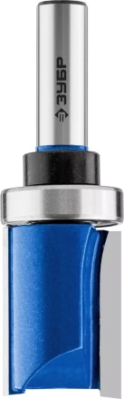 ЗУБР 28.6 x 38 мм, хвостовик 12 мм, фреза пазовая прямая с верхним подшипником, Профессионал (28756-28.6-38-12) купить в Перми