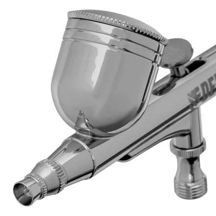 Аэрограф с верхним бачком AB1, 0.2/0.3/0.5 мм, 7 мл, 9 л/мин Denzel 57313 купить в Перми