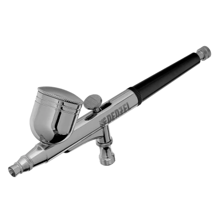 Аэрограф с верхним бачком AB1, 0.2/0.3/0.5 мм, 7 мл, 9 л/мин Denzel 57313 купить в Перми