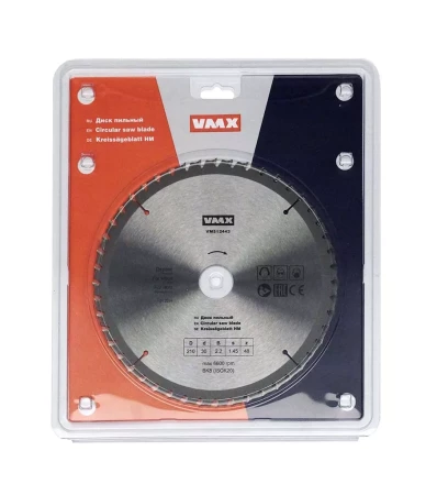 Диск пильный ф210х30 z48 дерево тонкий VMX 512443 купить в Перми