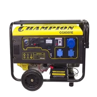 Генератор бензиновый CHAMPION GG6501E + ATS купить в Перми