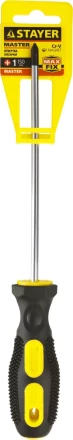 Отвертка STAYER &quot;MASTER&quot;, двухкомпонентная рукоятка, магнитный наконечник, PH1x150мм 2510-1-15_z01 купить в Перми