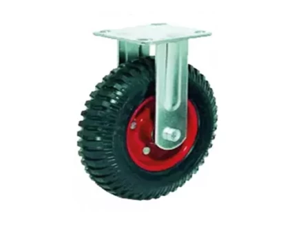 Колесо литое резиновое 160 мм PF160 с протектором и кронштейном 1031460 купить в Перми