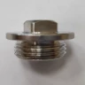 Заглушка GENERAL FITTINGS, 6-ти гранная головка с прижимной шайбой, никелированная латунь, наружная резьба, 3/4" 51099-3/4 купить в Перми