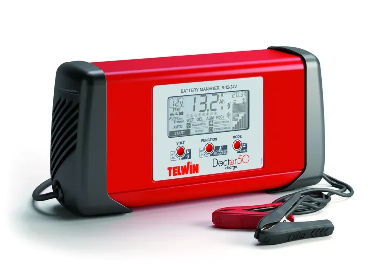 Зарядное устройство DOCTOR CHARGE 50  6V12V24V Telwin купить в Перми