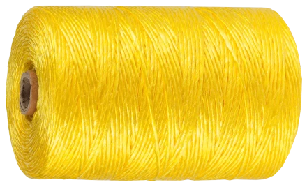 Шпагат ЗУБР d 1,8 мм 60 м 1200 текс 50 кгс желтый полипропиленовый шпагат 50037-060 купить в Перми