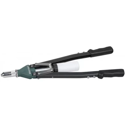 Заклепочник двуручный силовой, KRAFTOOL &quot;RS-55&quot; 31179, d=2,4-6,4мм для вытяжных заклепок из алюминия, стали, нерж cтали, усил литой корпус, контейнер 31179 купить в Перми