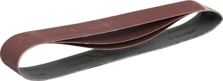 Лента шлифовальная универсальная ЗУБР &quot;МАСТЕР&quot; бесконечная на тканевой основе, для ЗТШМ-150/686, P320, 50х686мм, 3шт 35546-320 купить в Перми