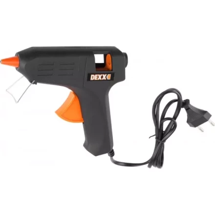 Пистолет DEXX клеевой (термоклеящий) электрический, 40Вт/220В, 11мм 06803-40-11 купить в Перми