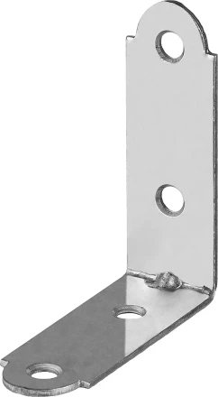 ЗУБР УМ-1.5, 40 x 40 x 17 x 1.5 мм, белый цинк, узкий мебельный уголок (31032-40) купить в Перми